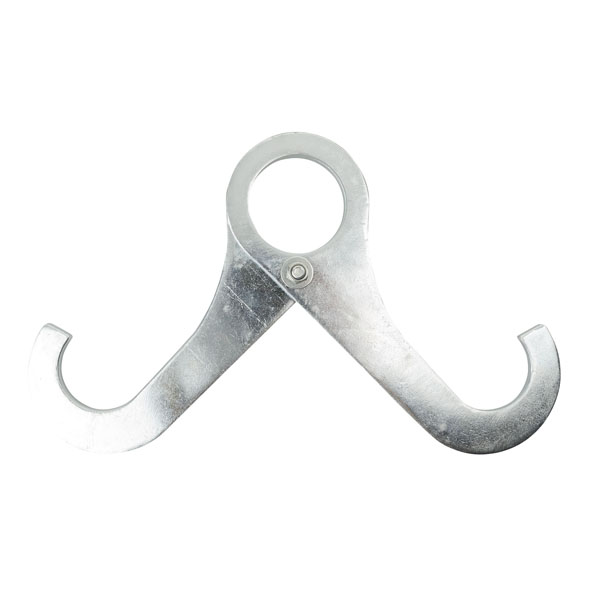Showgear The Moustache Single Tube Clamp Silber