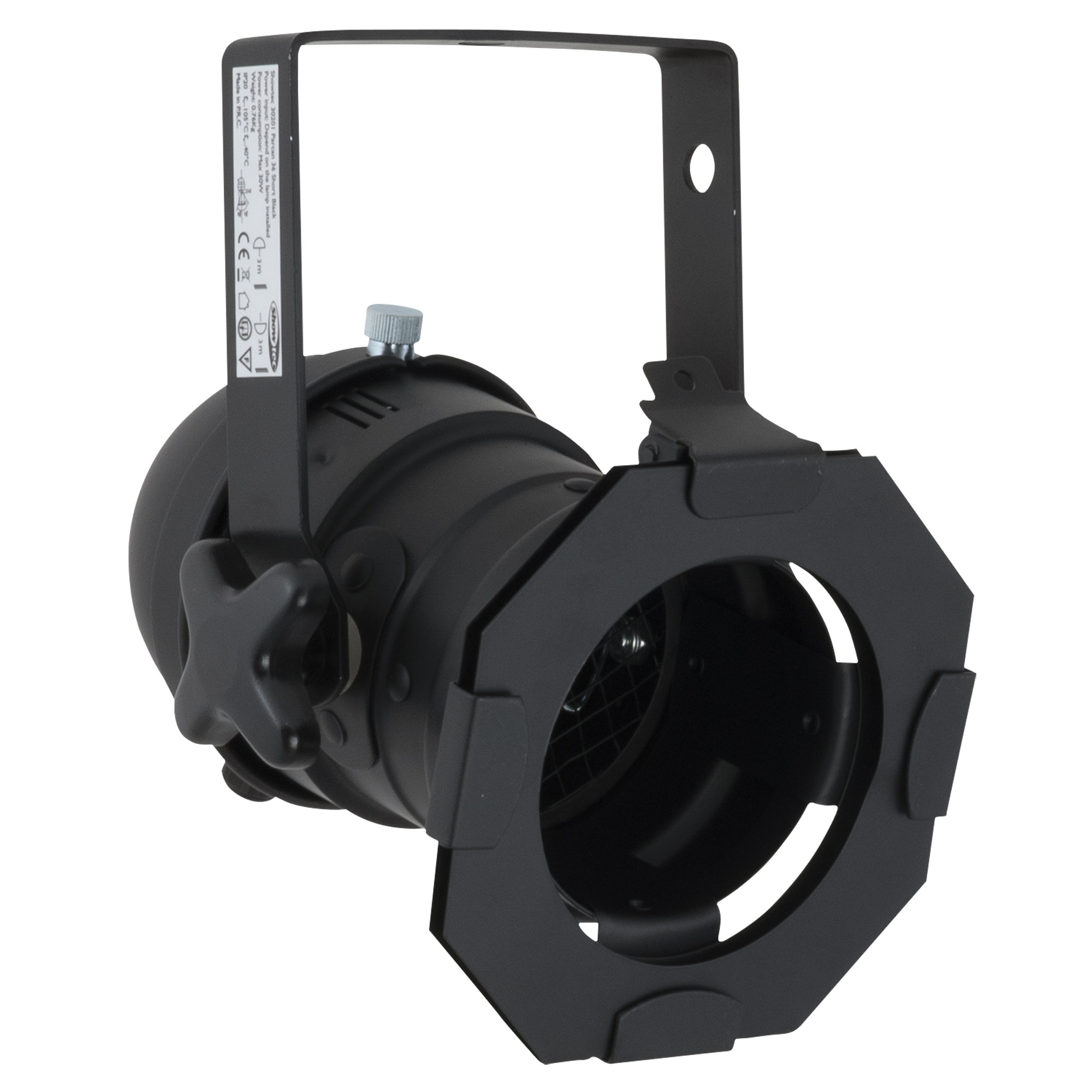 SHOWTEC Parcan 36 Short Black ohne Schraubsockel - Schwarz