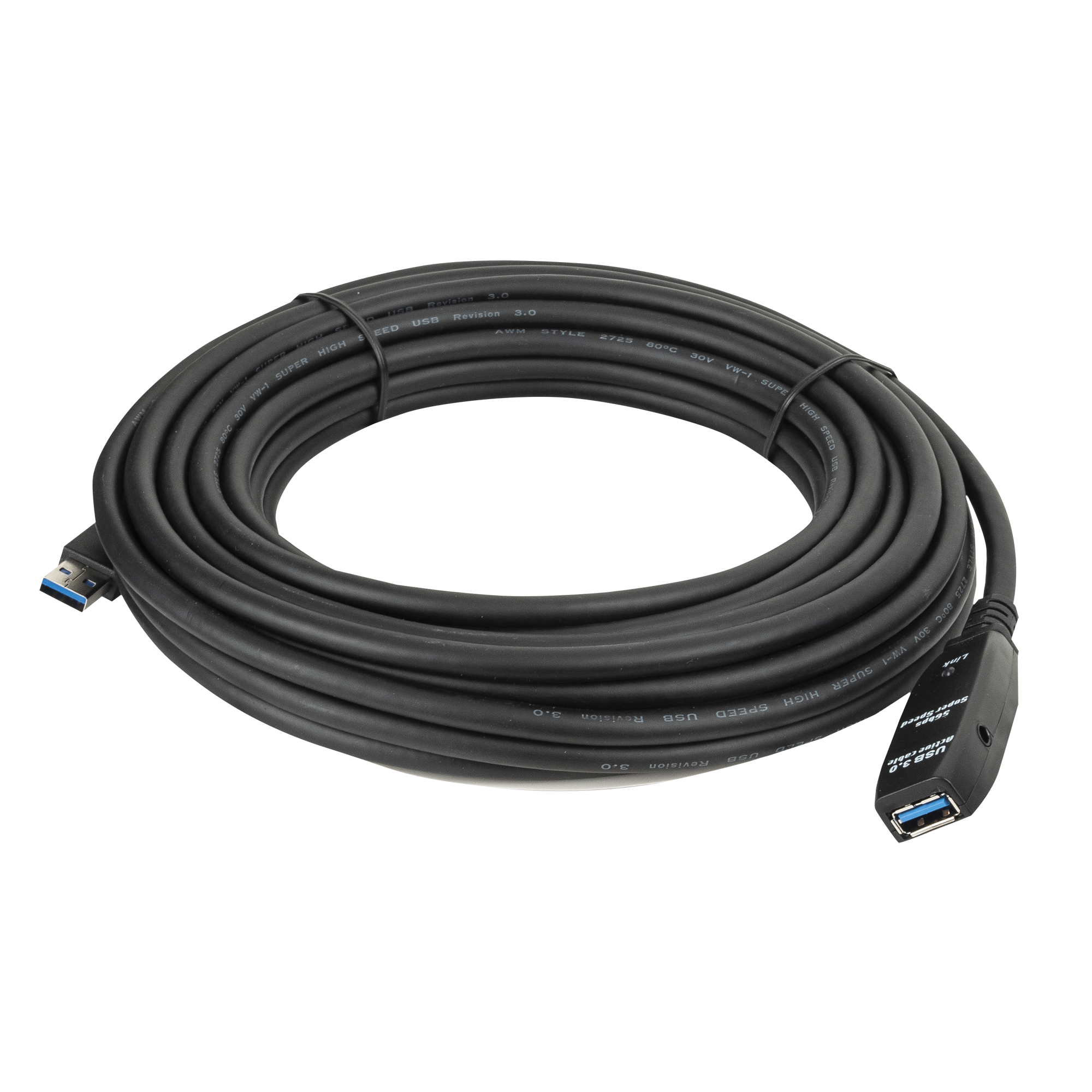 DAP USB 3.0 Active Extension Cable black, male - female 20 m - schwarz - männlich - weiblich