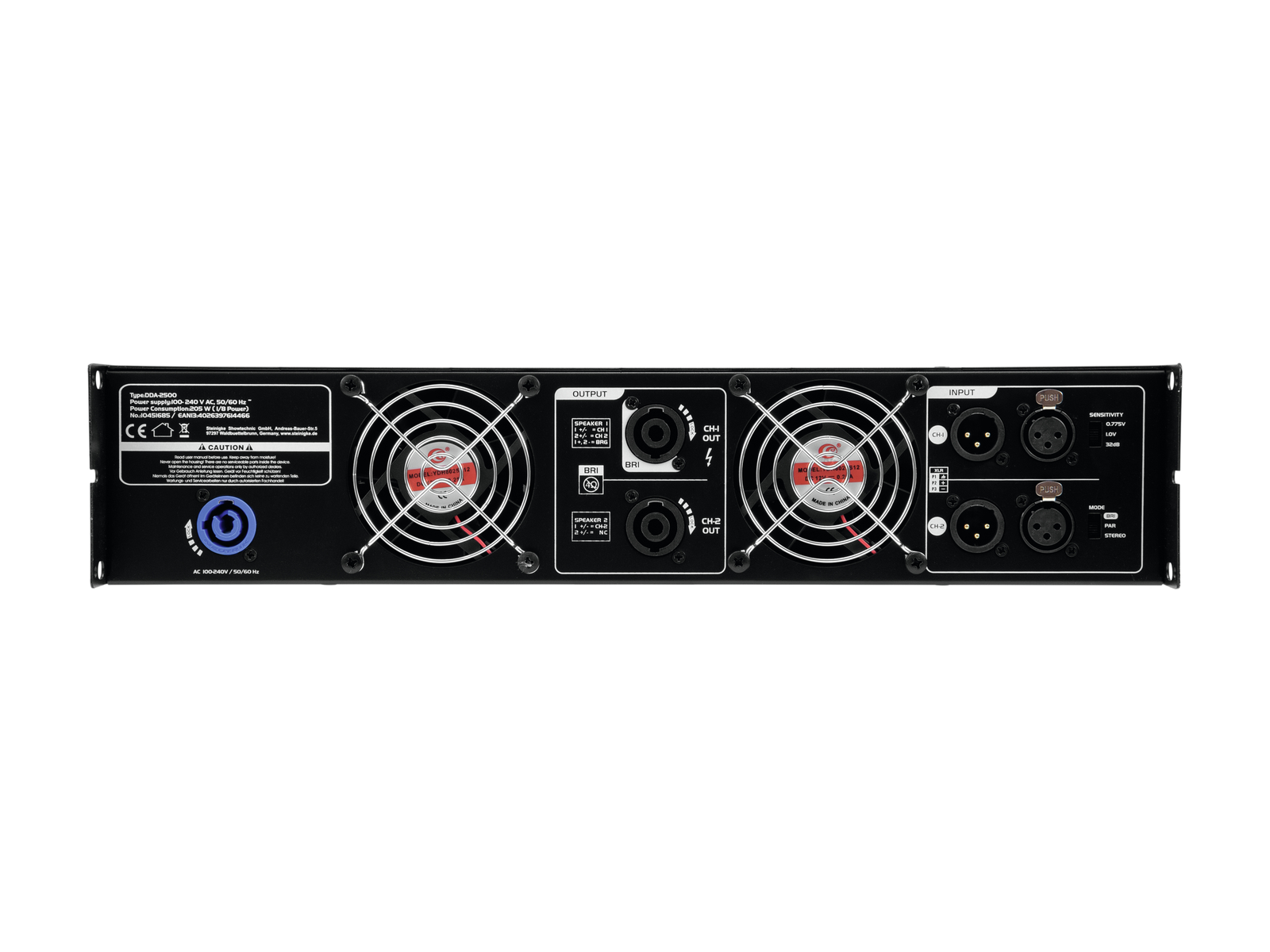 PSSO DDA-2500 Endstufe PSSO DDA-2500 Endstufe