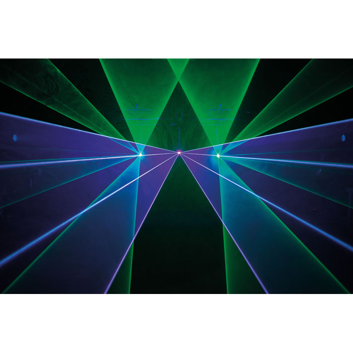 Showtec Solaris 3.0 High-Power RGB-Laser mit ILDA-Steuerung