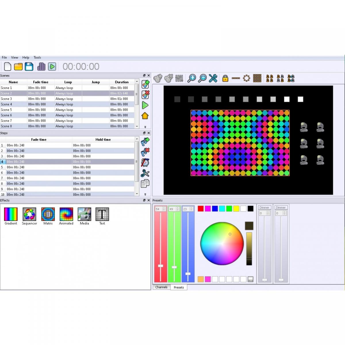 Briteq LD-1024Wall+ DMX Interface inkl. ChromateqSoftware Briteq LD-1024Wall+ DMX Interface inkl. ChromateqSoftware