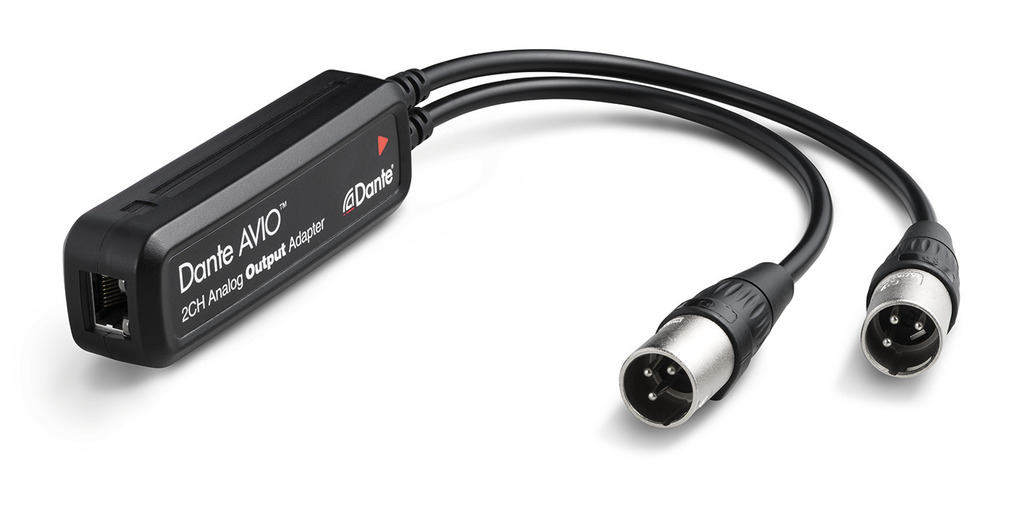 MONACOR ADP-DAO-0X2 Dante®-AVIO-Analog-Output-Adapter