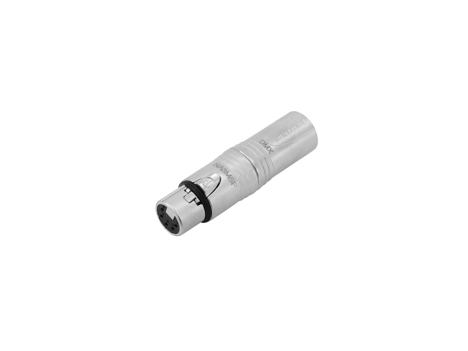 NEUTRIK Adapter 3pol XLR(M)/5pol XLR(F) NA3M5F NEUTRIK Adapter 3pol XLR(M)/5pol XLR(F) NA3M5F
