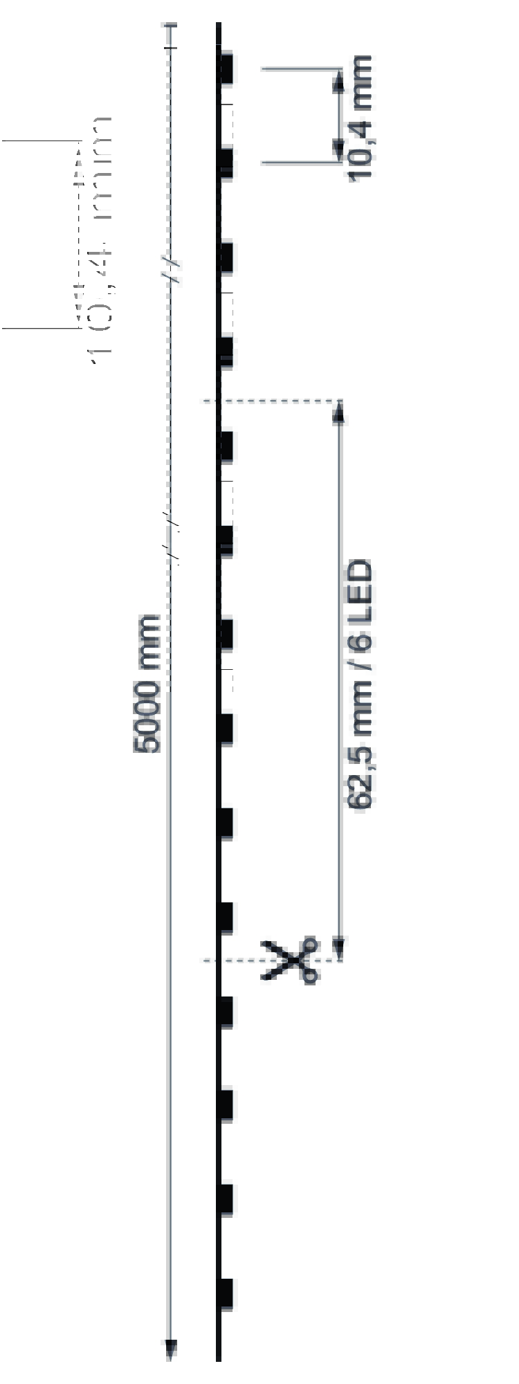 Standard, SMD, 24V-14W, RGB, 5m