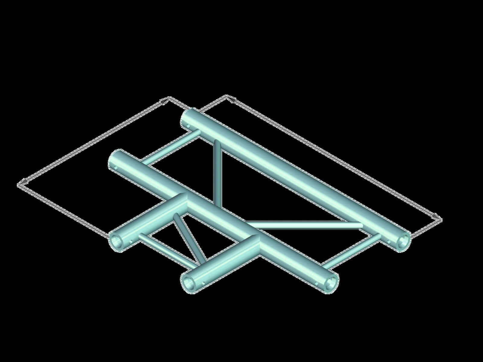 ALUTRUSS DECOLOCK DQ2-PAT35H 3-Weg T-Stück 90°