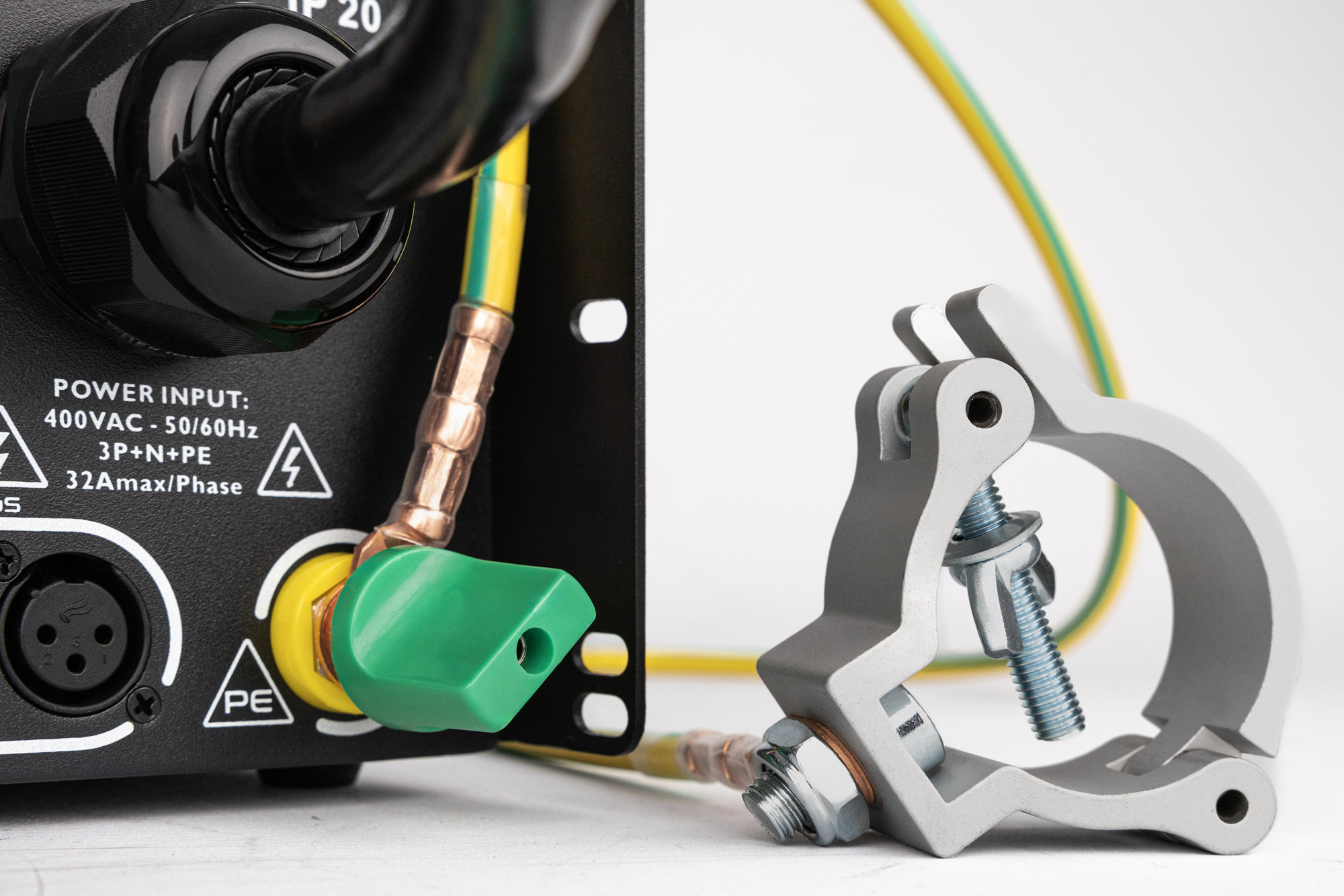 SHOWGEAR PowerCore Grounding Cable 5.0 m, 25 mm², M10 eyelets 5,0 m, 25 mm², M10-Ösen