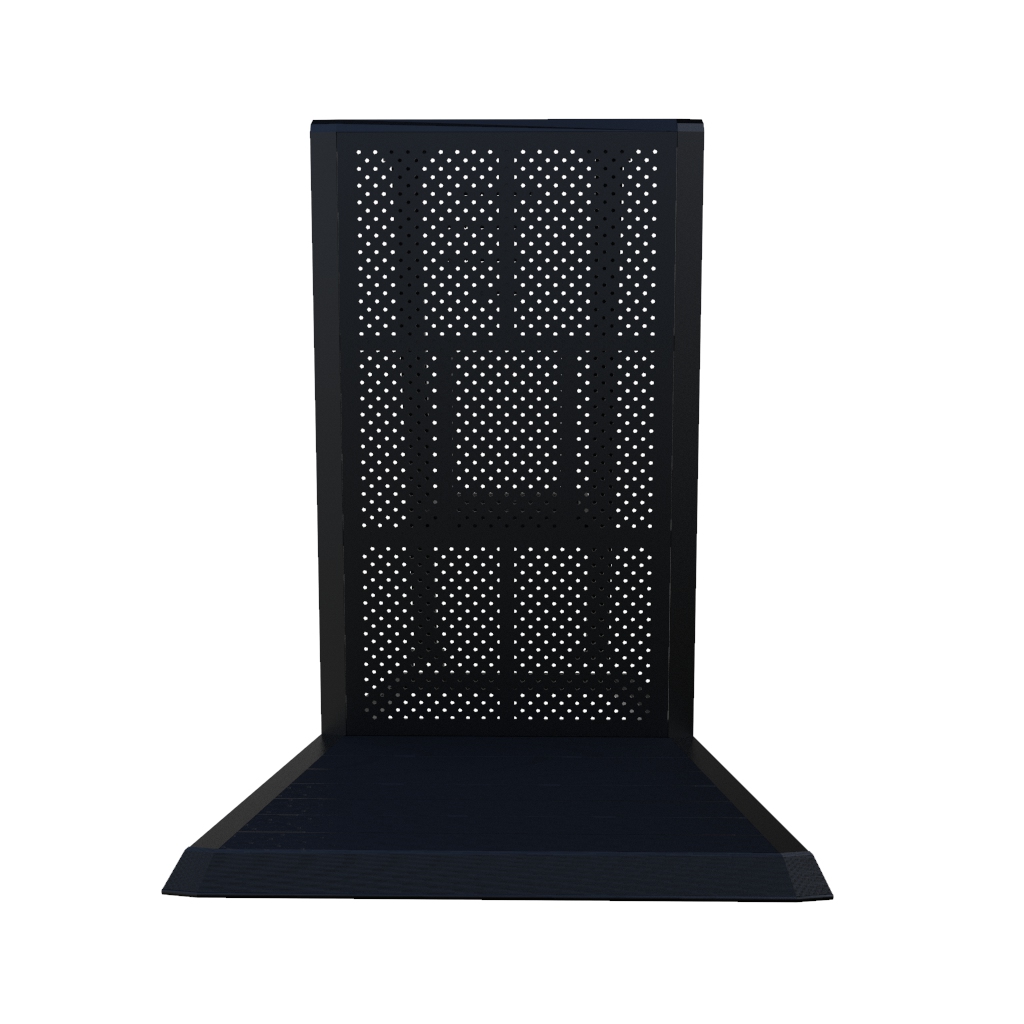 Crash Barrier - Ecke 22.5° positiv BLACK Crash Barrier - Ecke 22.5° positiv BLACK