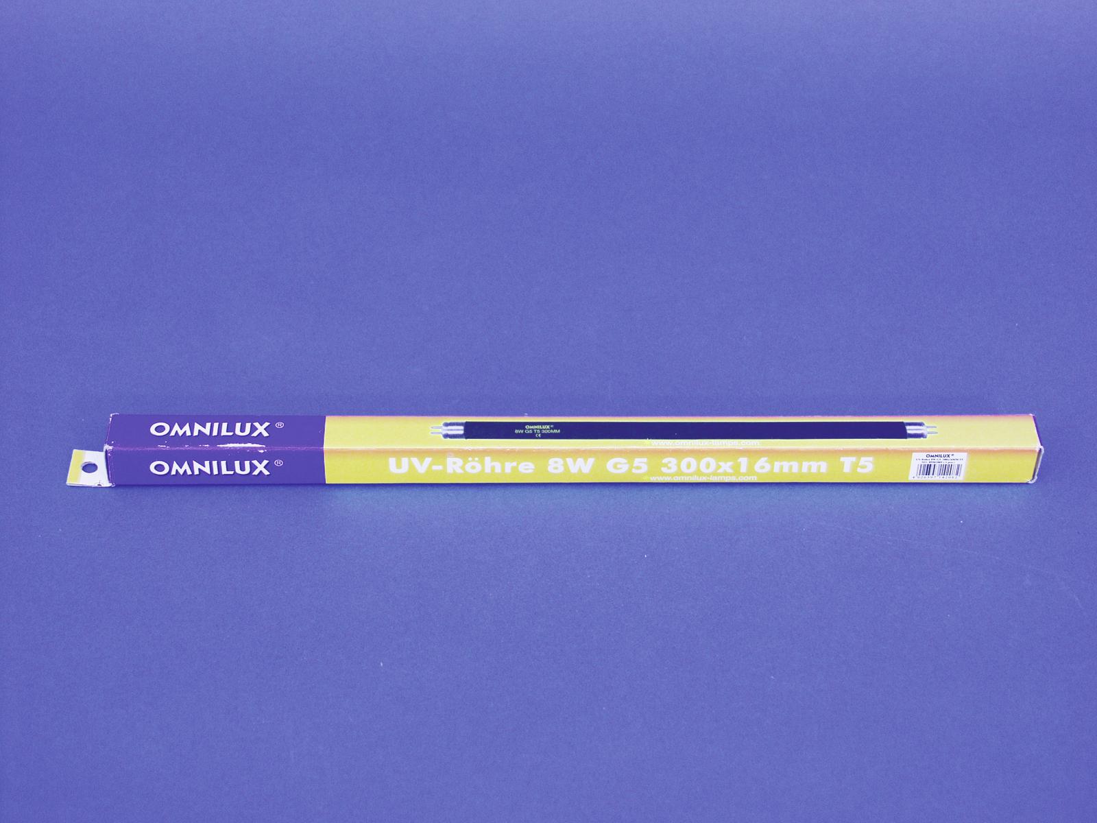 OMNILUX UV-Röhre 8W G5 288x16mm T5
