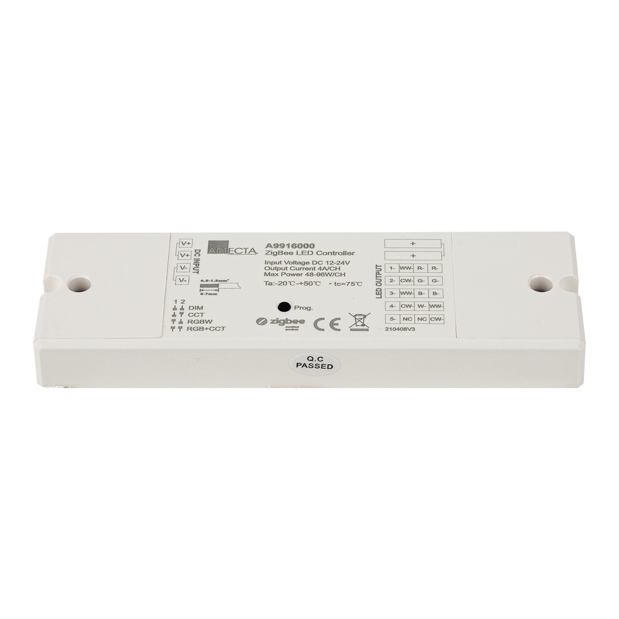 ARTECTA ZigBee LED controller 5 ch Compatible with ZigBee, Philips HUE and other smart home software Kompatibel mit ZigBee, Philips HUE und anderer Smart-Home-Software