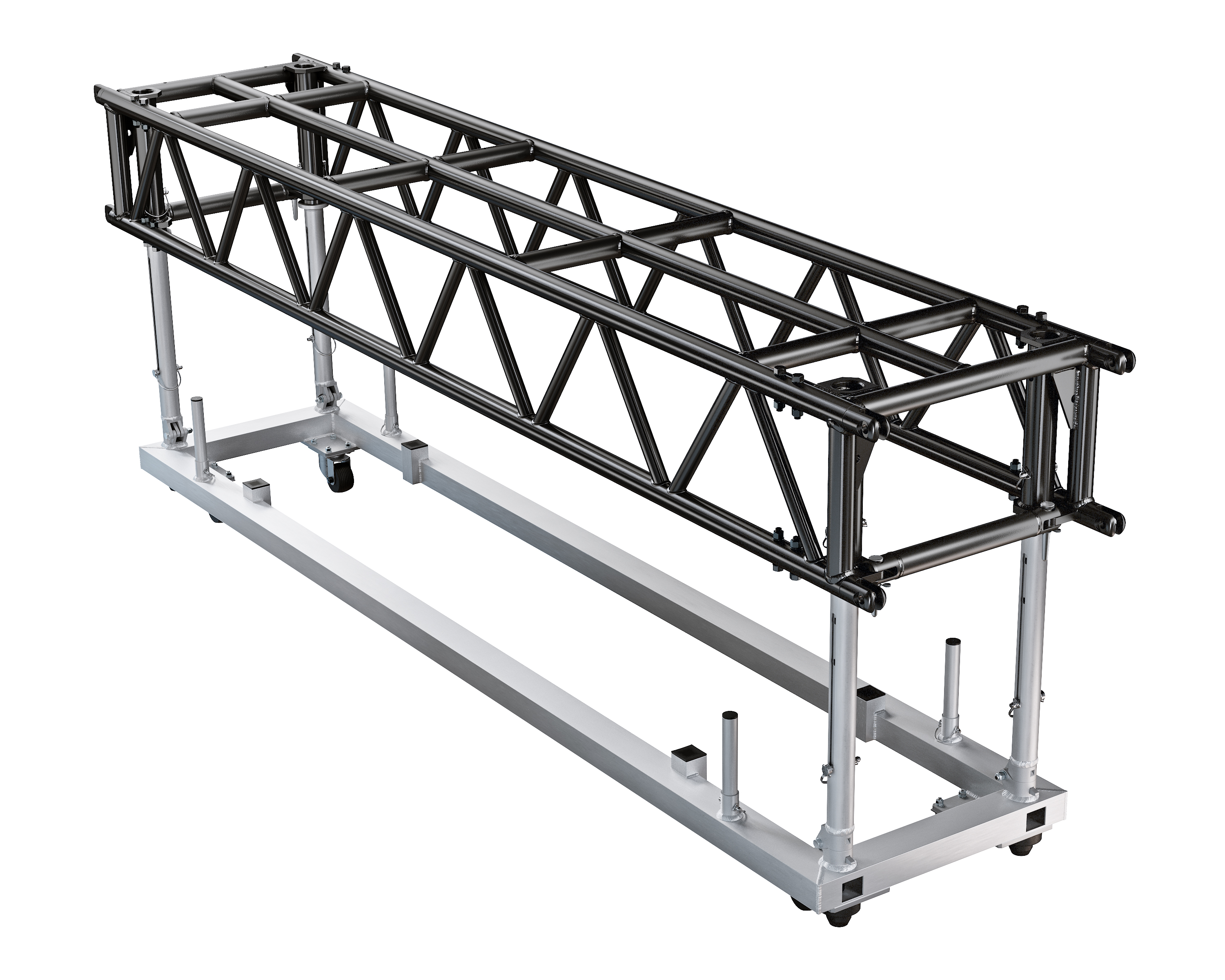 PreRig Truss 3000 stage black Set incl. Dolly