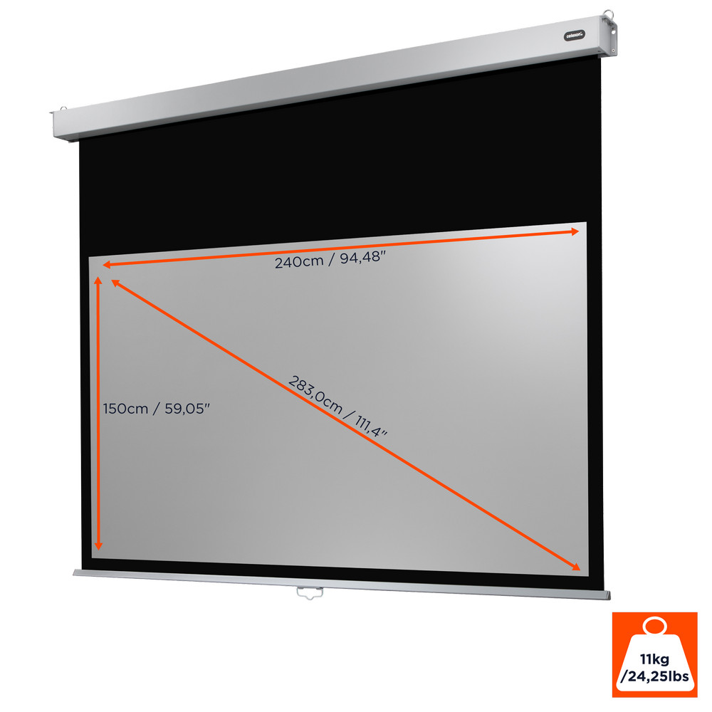 celexon Leinwand Rollo Professional Plus 240 x 150 cm - 111" celexon Leinwand Rollo Professional Plus 240 x 150 cm - 111"