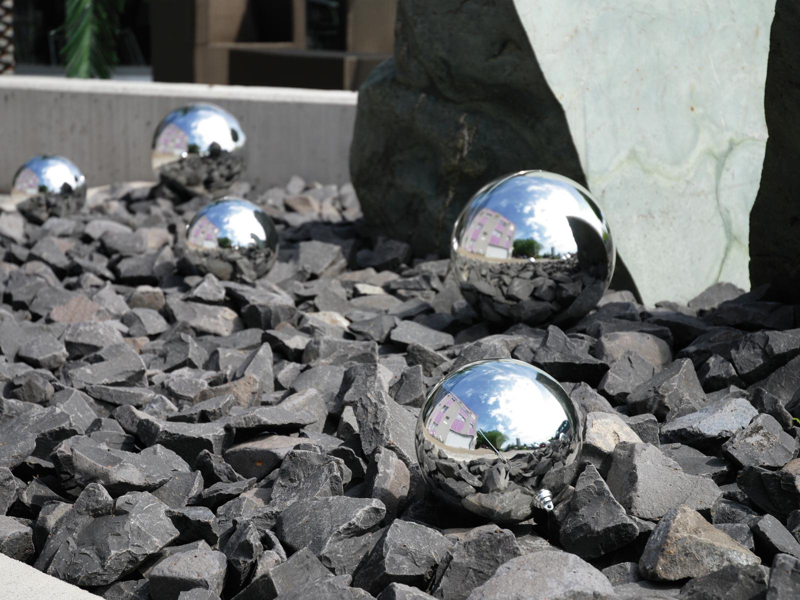 EUROPALMS Dekokugel 20cm, silber EUROPALMS Dekokugel 20cm, silber