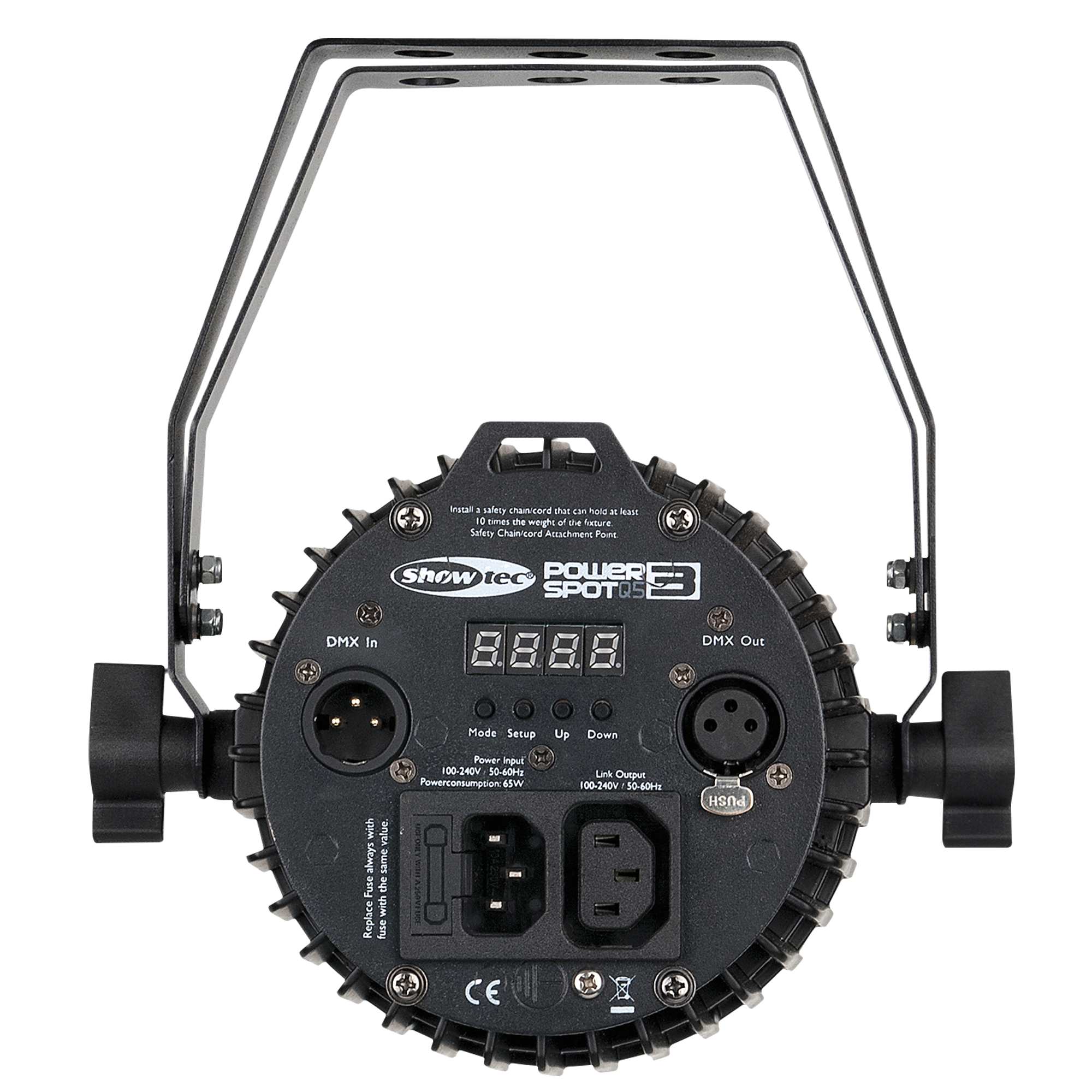 SHOWTEC Power Spot 3 Q5 3x 10 W RGBWA LED Spot