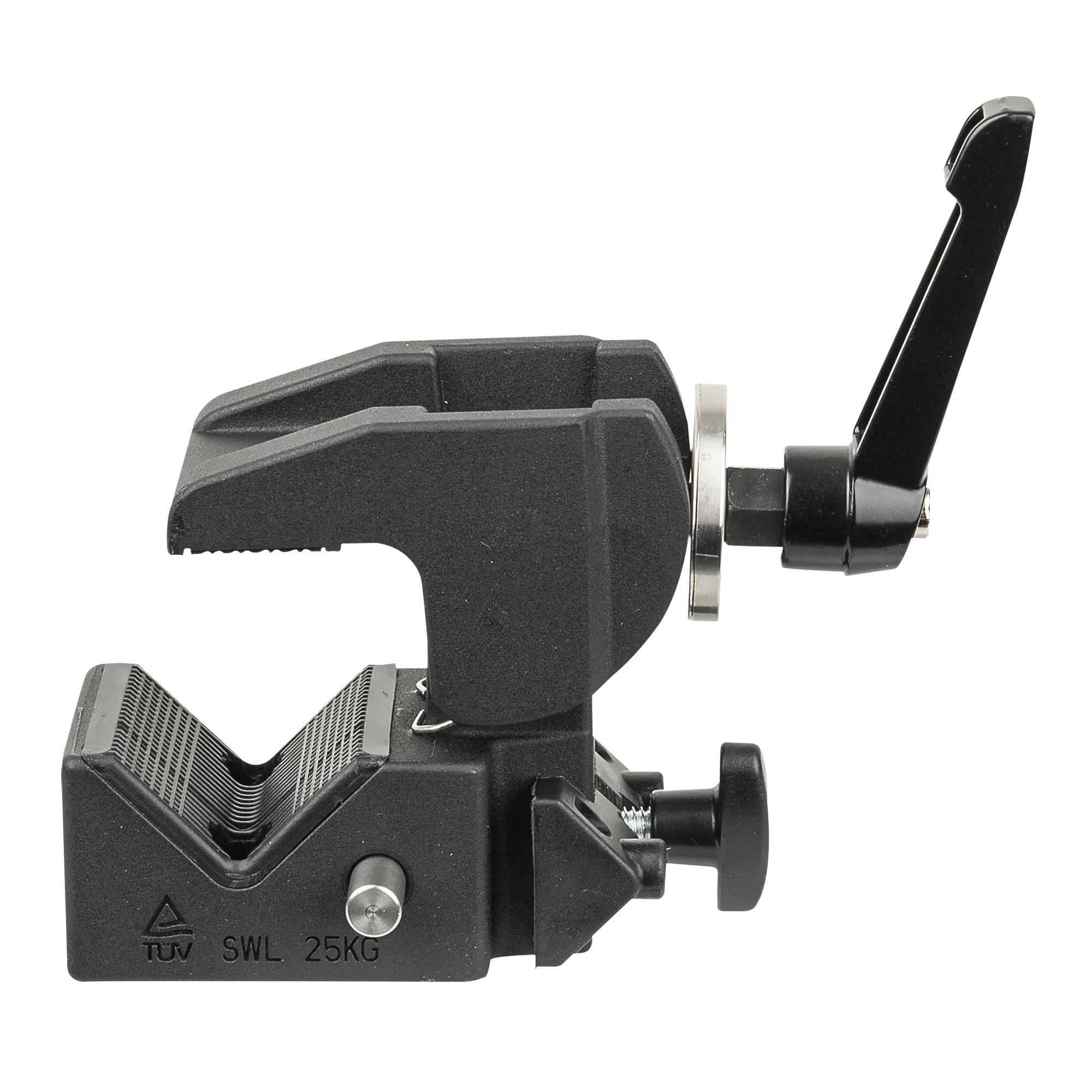 SHOWGEAR 10-55 mm Multigrip Clamp SWL: 25 kg - black - TÜV Zulässige Nutzlast: 25 kg -schwarz - TÜV