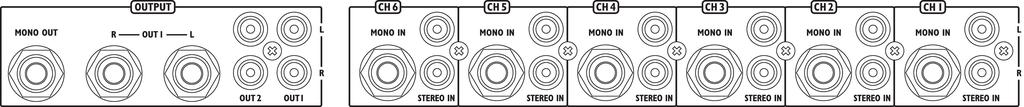 IMG STAGELINE ULM-164/SW 6-Kanal-Universal-Line-Mischer