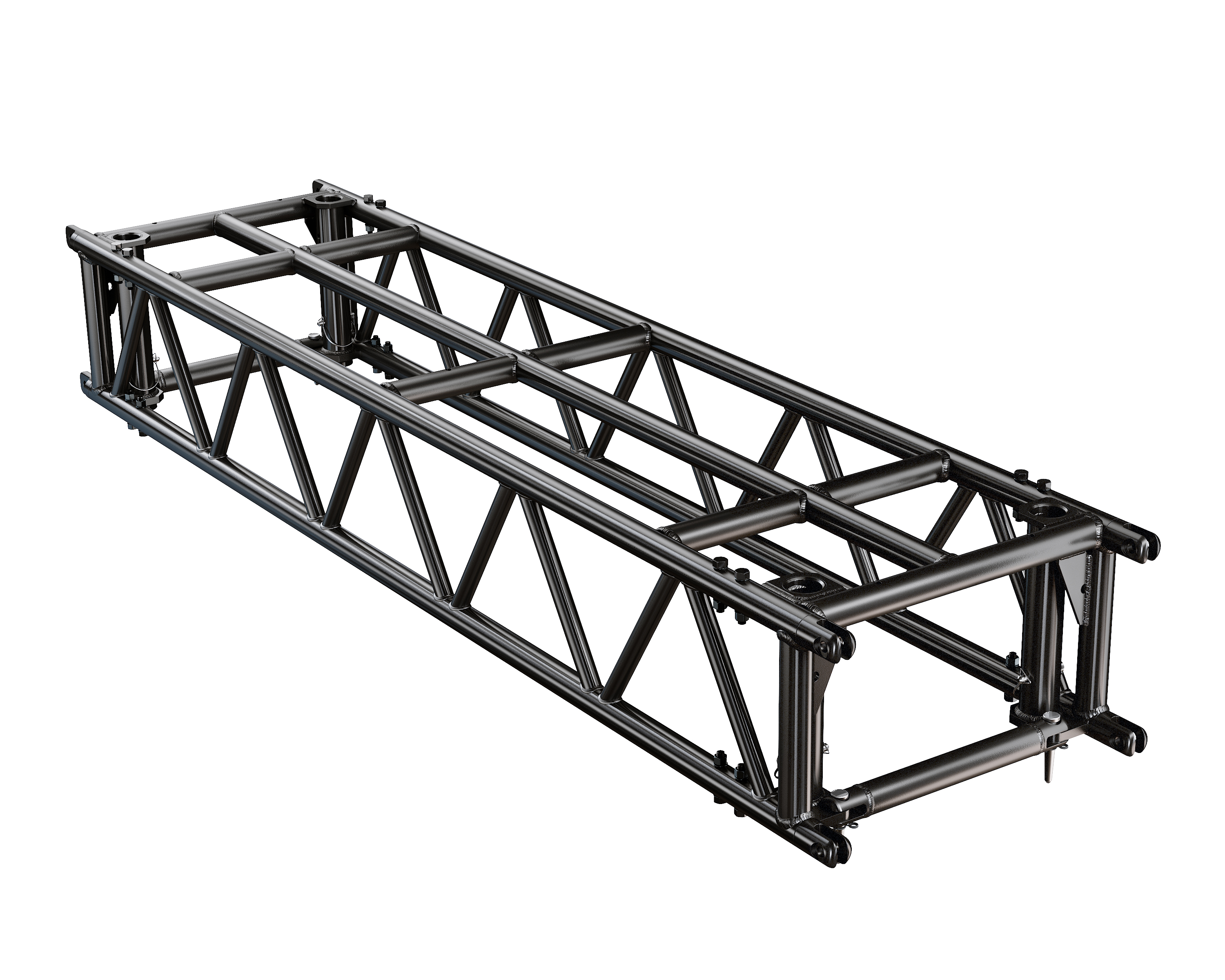 PreRig Truss 2400 stage black Set incl. Dolly