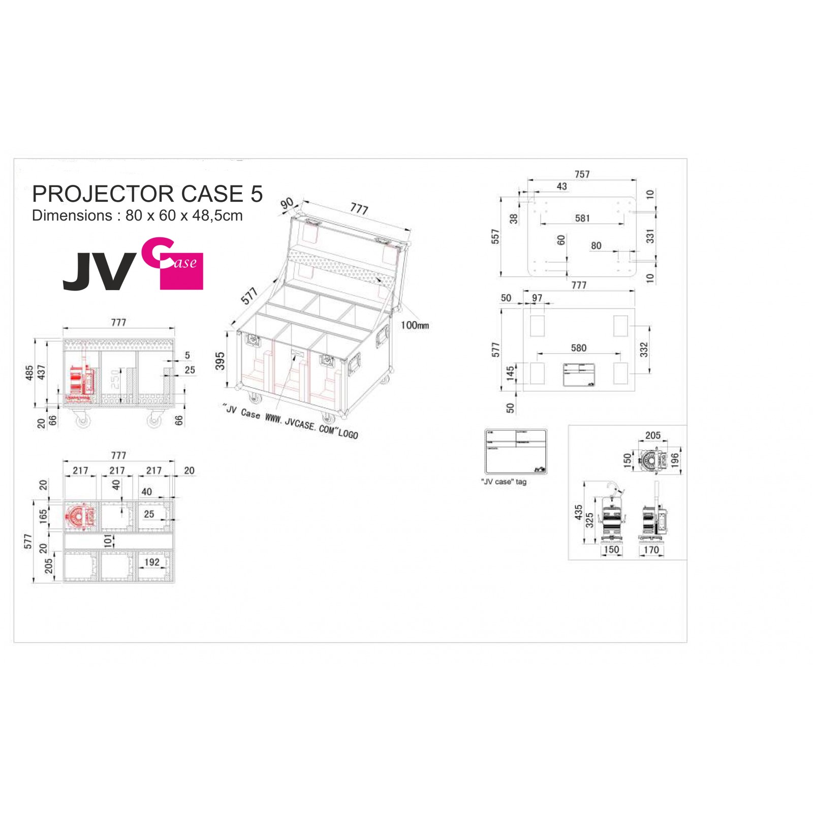 JV Case PROJECTOR CASE 5 JV Case PROJECTOR CASE 5