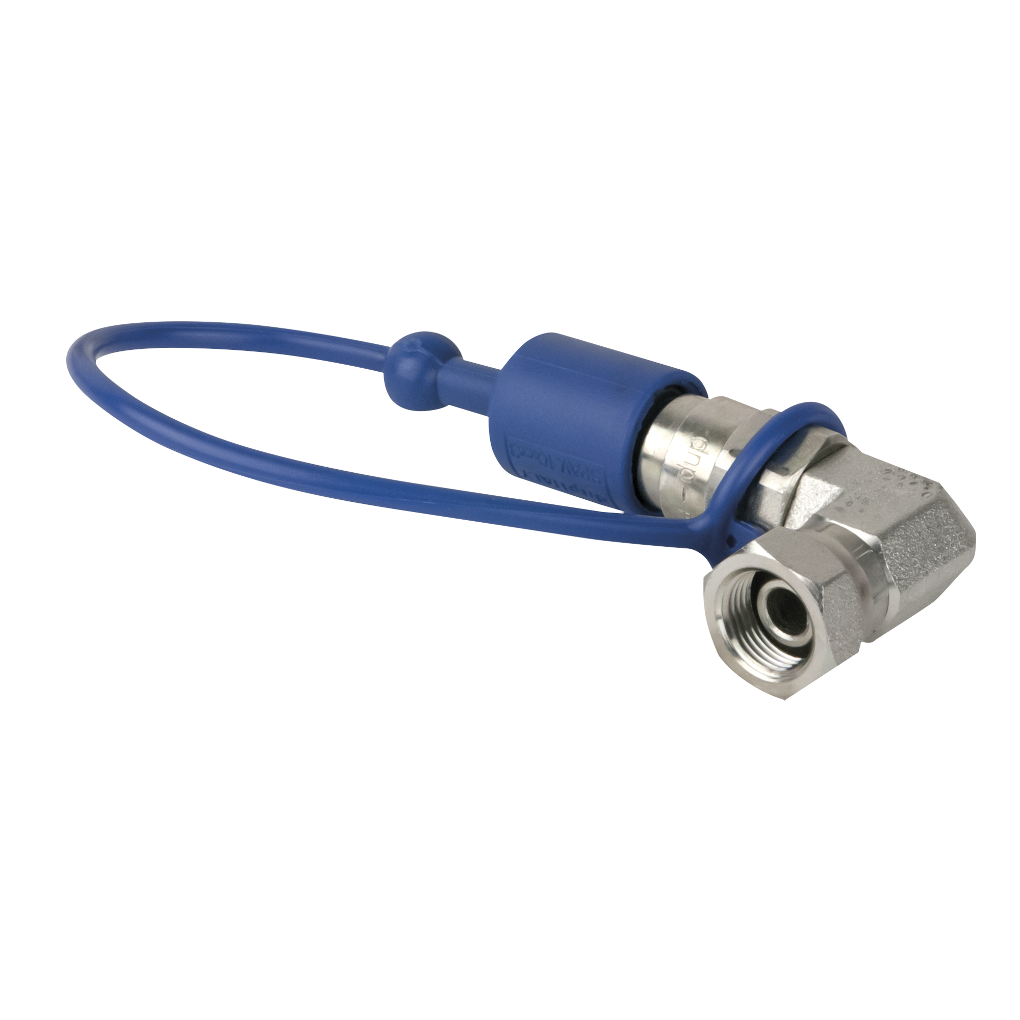 SHOWTEC CO₂ 90° 3/8 to Q-lock Adapter male Geschlossenes System
