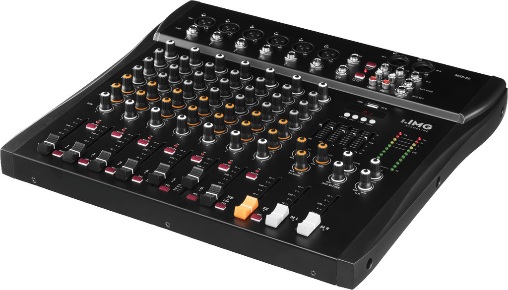 IMG STAGELINE MXR-80 8-Kanal-Audio-Mischpult