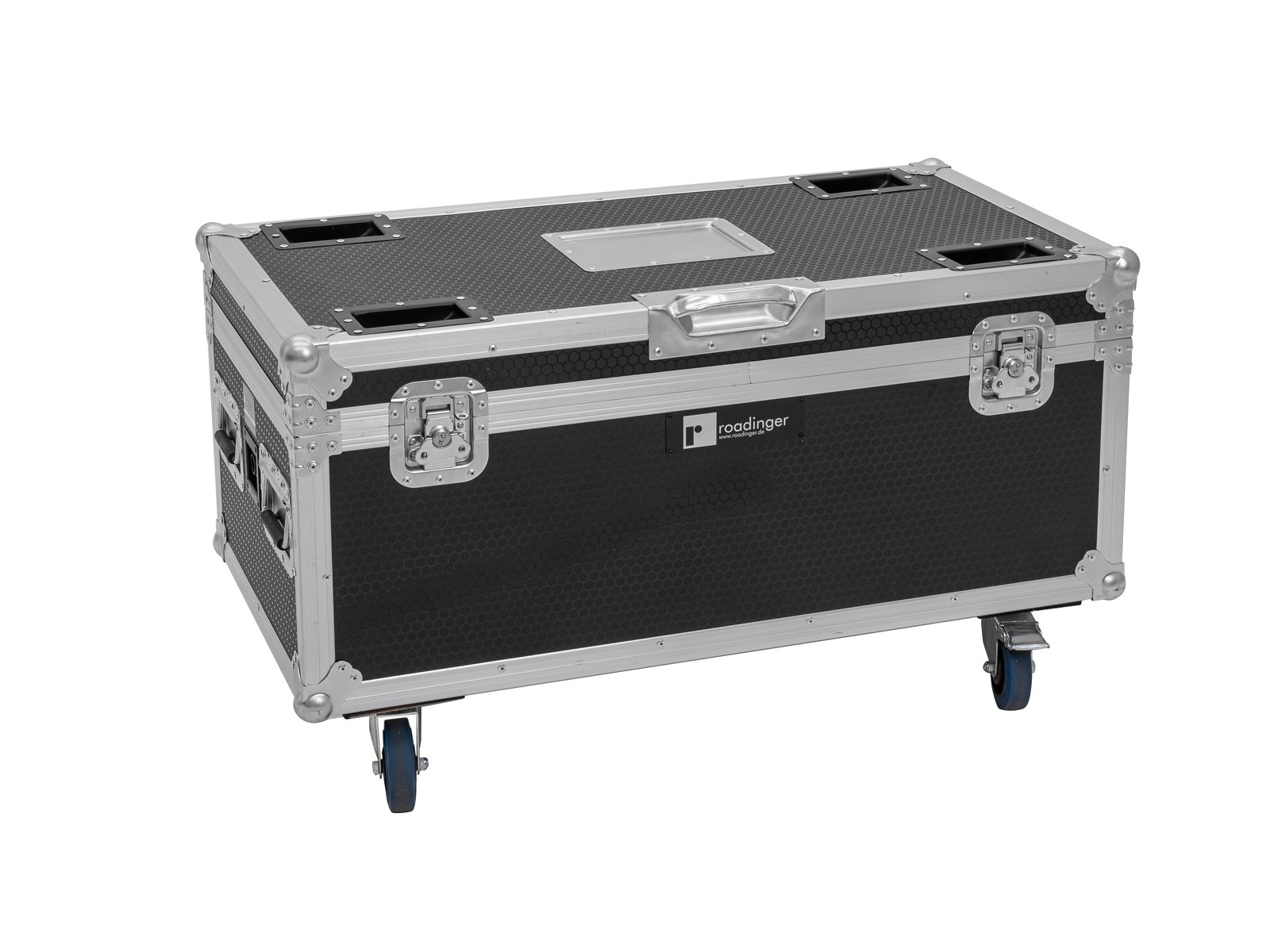 ROADINGER Flightcase 4x AKKU Multiflood IP 8x10W RGBW Wash CRMX mit Ladefunktion ROADINGER Flightcase 4x AKKU Multiflood IP 8x10W RGBW Wash CRMX mit Ladefunktion