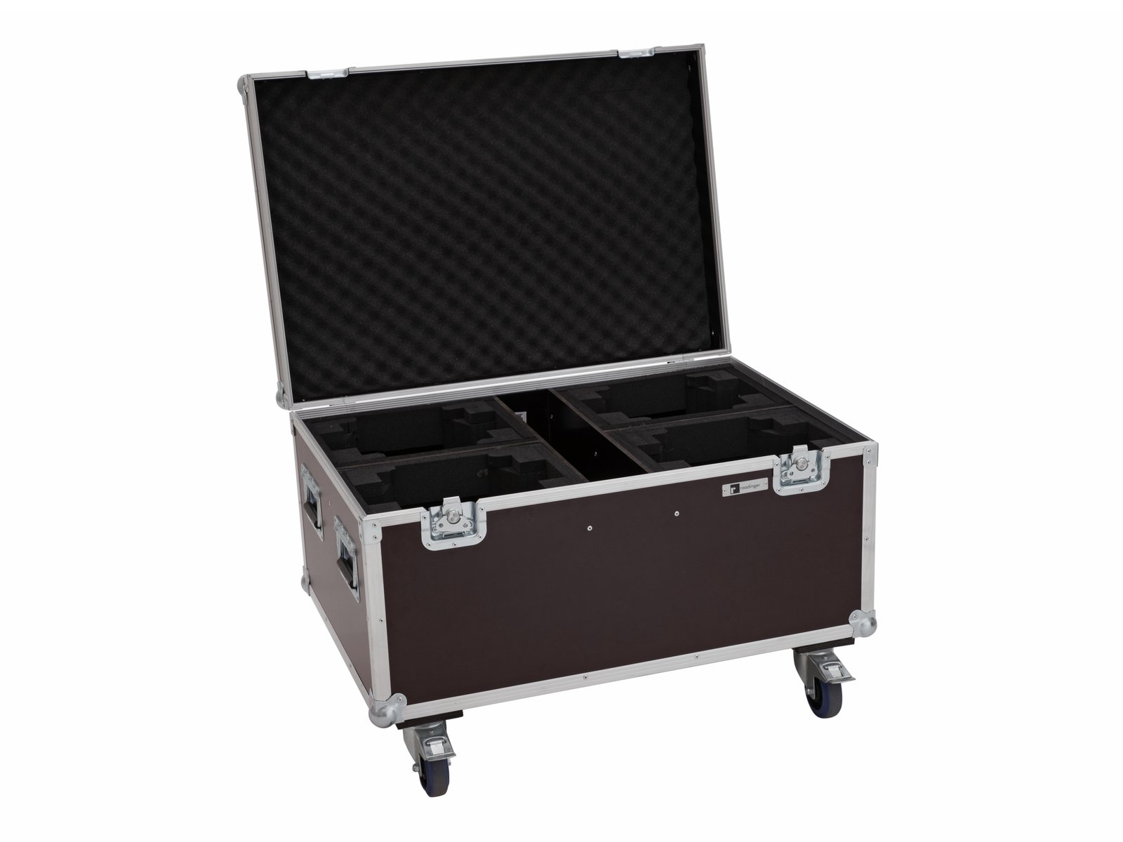 ROADINGER Flightcase 4x LED TMH-X4 mit Rollen ROADINGER Flightcase 4x LED TMH-X4 mit Rollen
