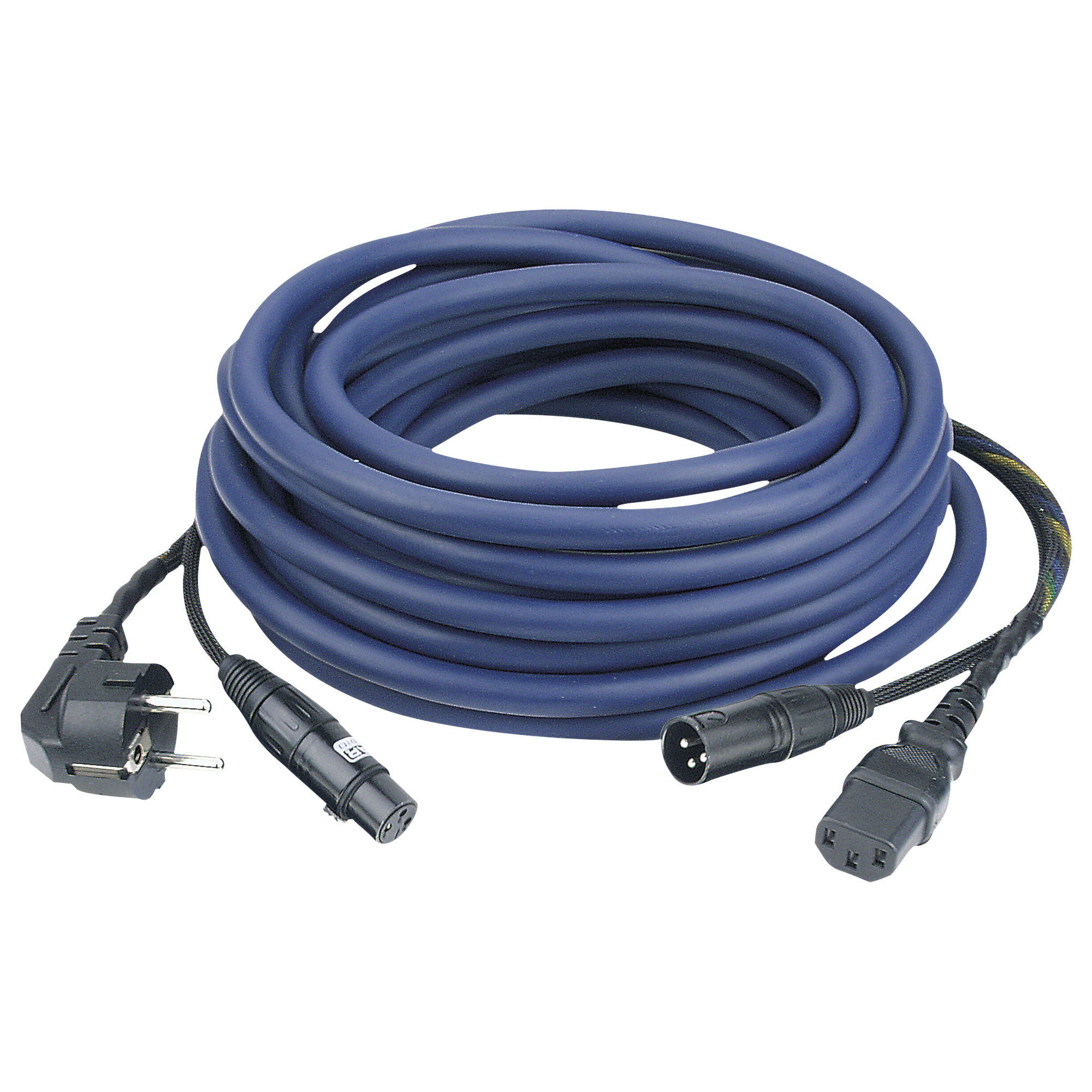 DAP FP08 - Schuko/XLR F - IEC/XLR M - Audio / Power AUDIO Strom- und Signalkabel - 20 m