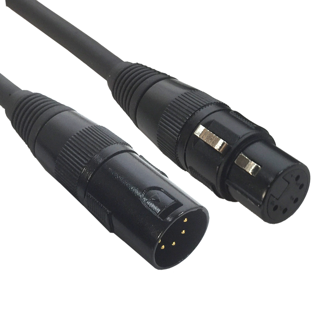 Accu Cable AC-DMX5/1,5 -5 p. XLR m/5 p. XLR f 1,5m