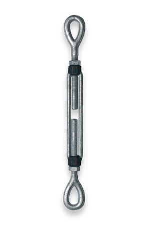 Turnbuckle with 2 ring eyes M12