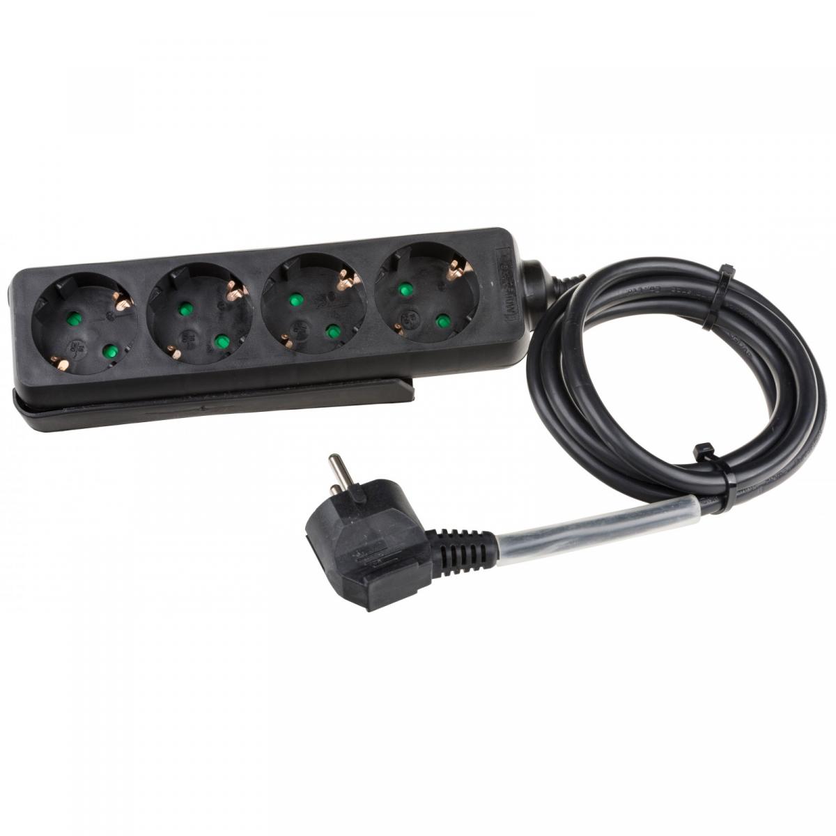 HILEC Multisocket4-G 4-fach Schukoleiste