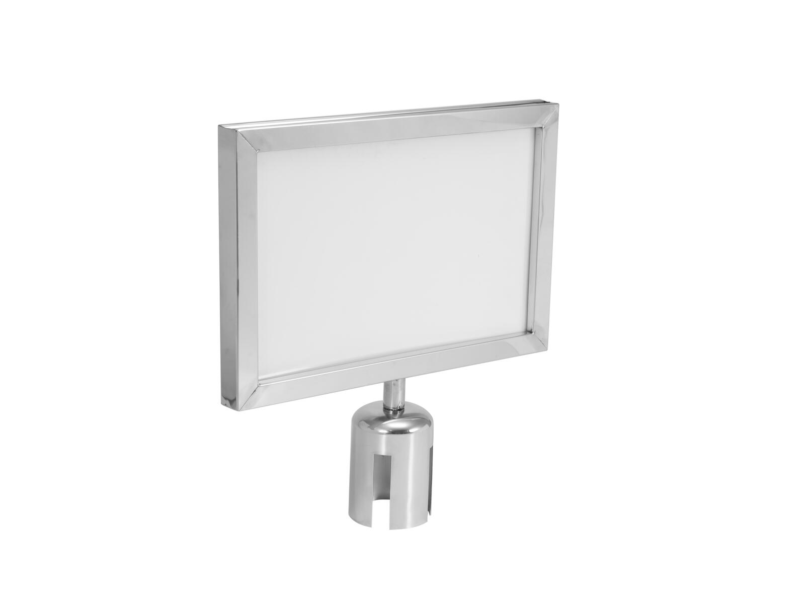 EUROLITE Hinweisschild für Eurolite Barrier 317x215 silber EUROLITE Hinweisschild für Eurolite Barrier 317x215 silber
