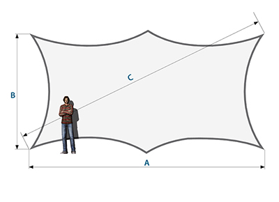 Segel Bremen weiß/grau STANDARD