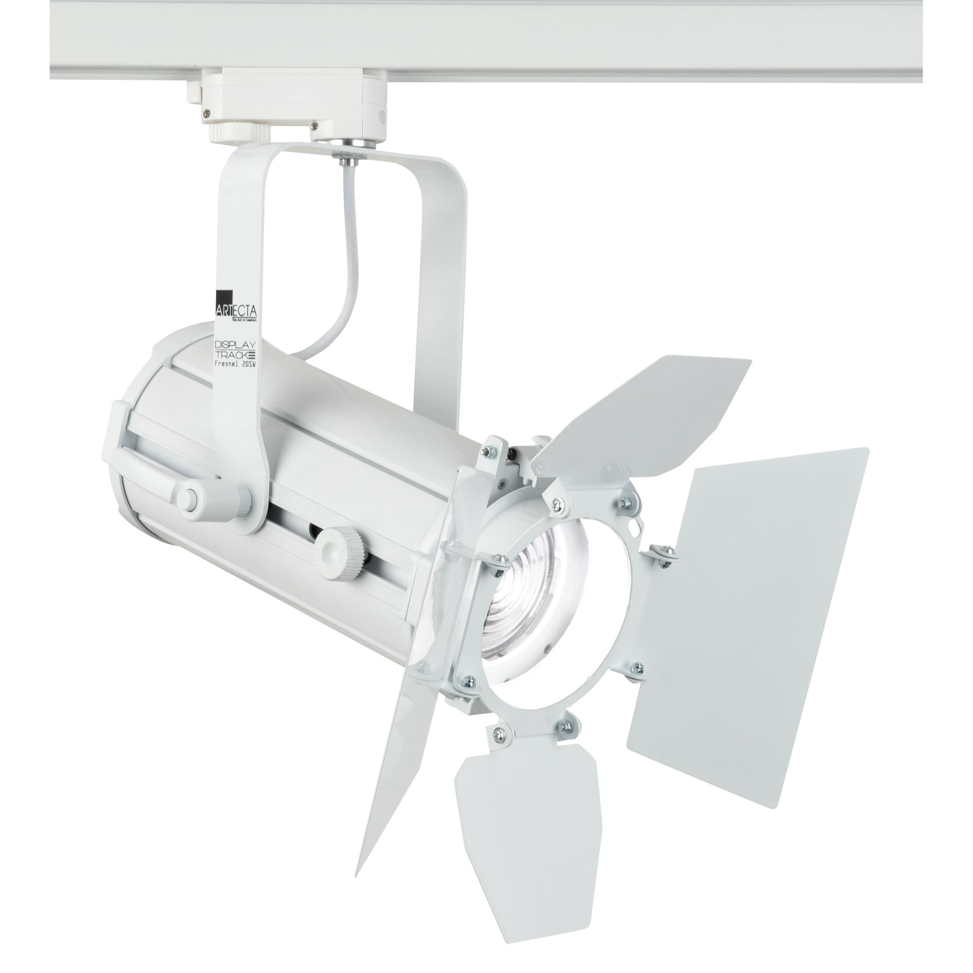 Artecta Display Track Fresnel 20 SW 20 W Schaltbare Weiße LED-Fresnel - Weiß