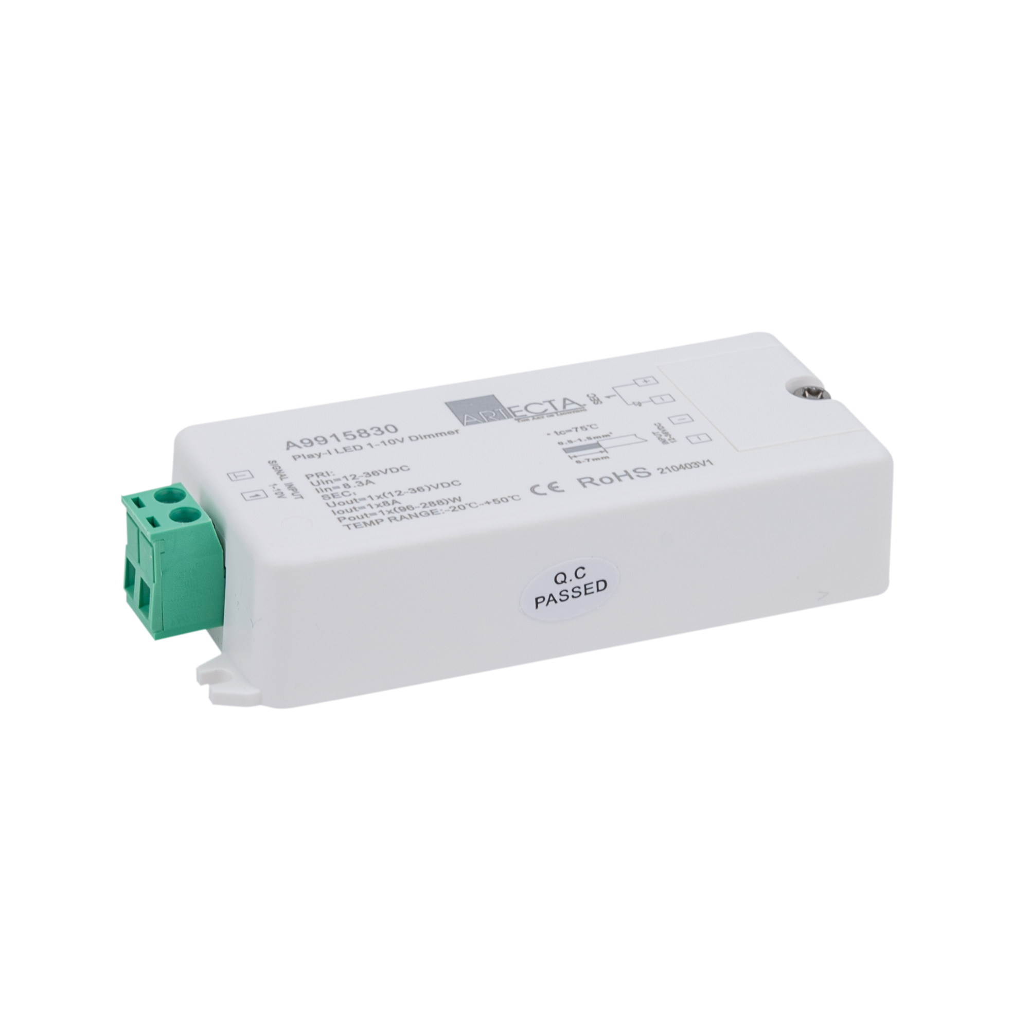 ARTECTA Play-I LED 0-10 V DC Dimmer Constant voltage single Colour Konstantspannung einfarbig ARTECTA Play-I LED 0-10 V DC Dimmer Constant voltage single Colour Konstantspannung einfarbig