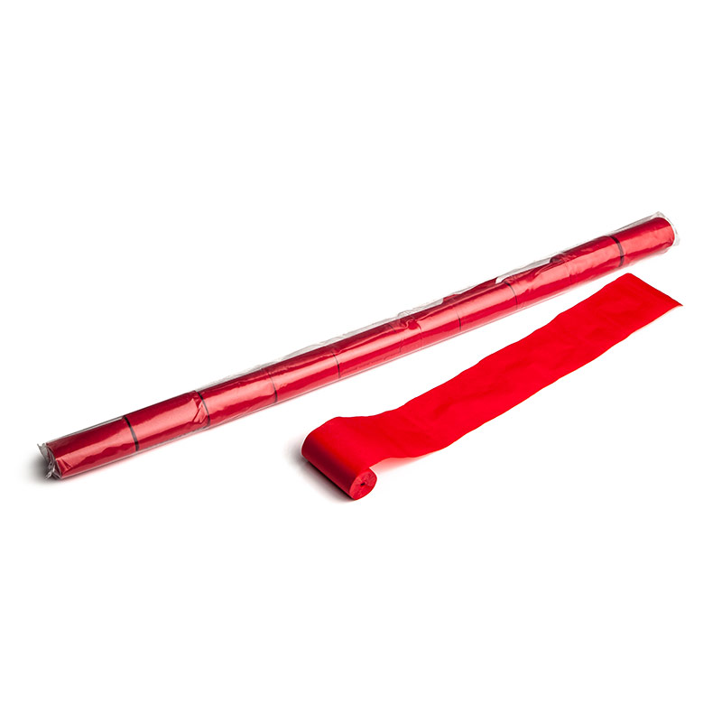 Streamers 10m x 5cm - Red