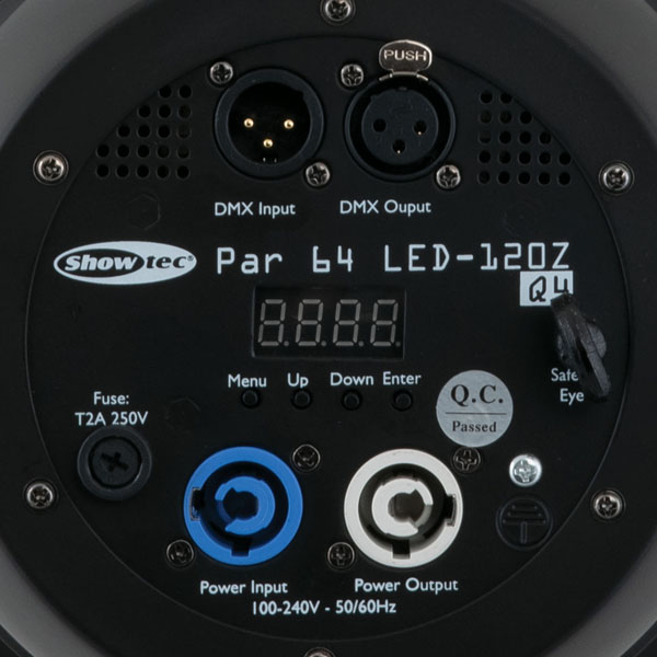 Showtec PAR 64 LED-120Z-Q4 120 W RGBA LED Par