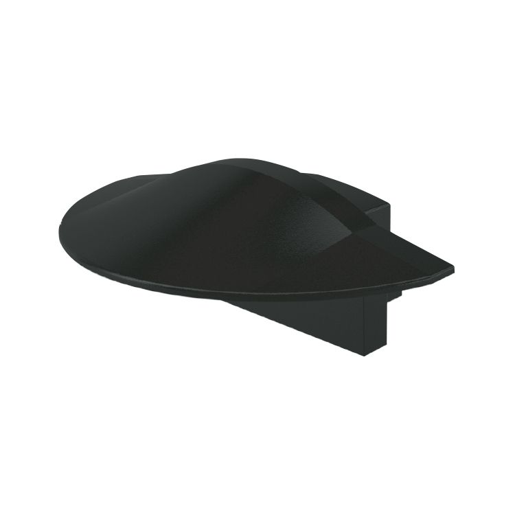 Endkappe F-ET-01-12 Set 2 Stk, Schwarz