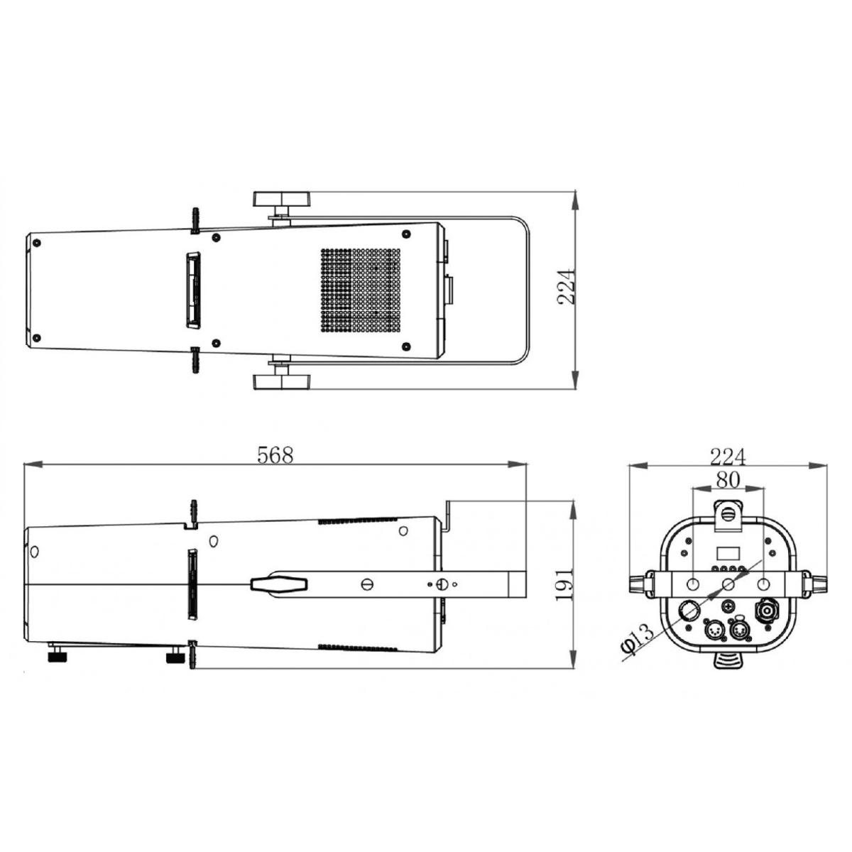Briteq BT-PROFILE WW Profilscheinwerfer Briteq BT-PROFILE WW Profilscheinwerfer