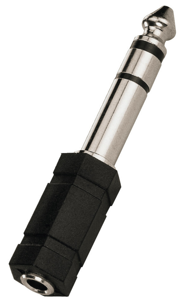 MONACOR HA-37 Adapter 6,3-mm-Klinke/3,5-mm-Klinke