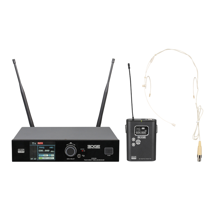 DAP EDGE EBS-1 Kabelloses Beltpack-Set - 610-670 MHz