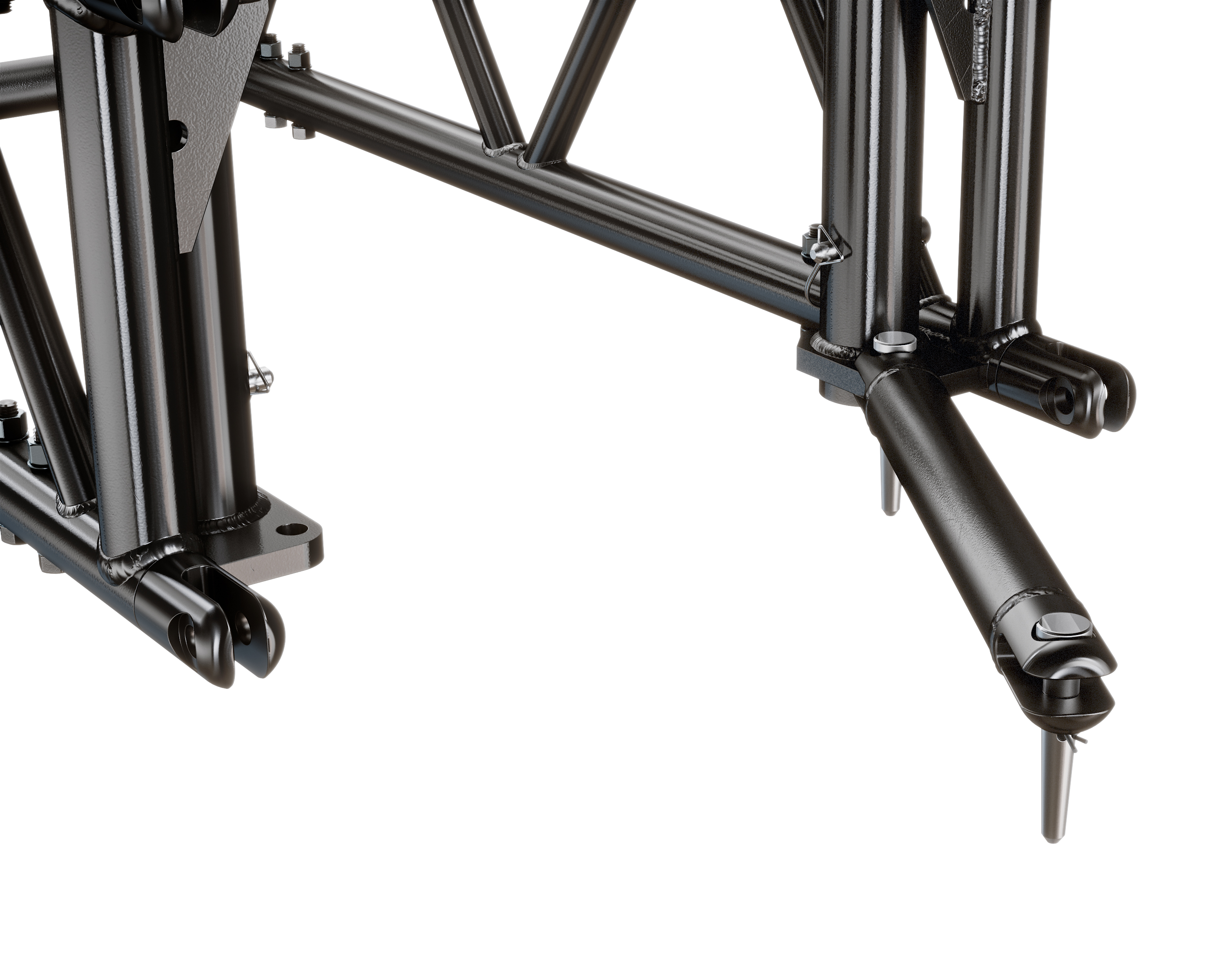 PreRig Truss 2400 stage black Set incl. Dolly