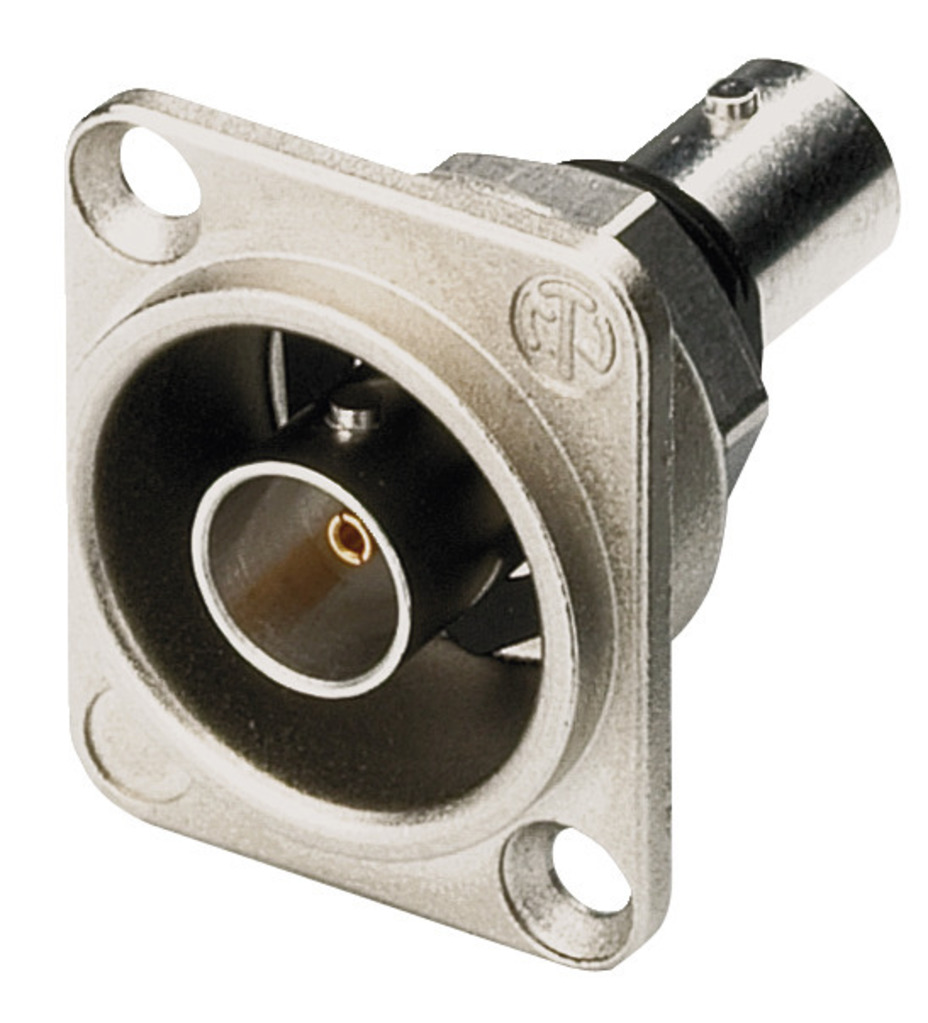 MONACOR NBB-75DFI BNC-Durchgangs-Einbaubuchse, 75 Ω