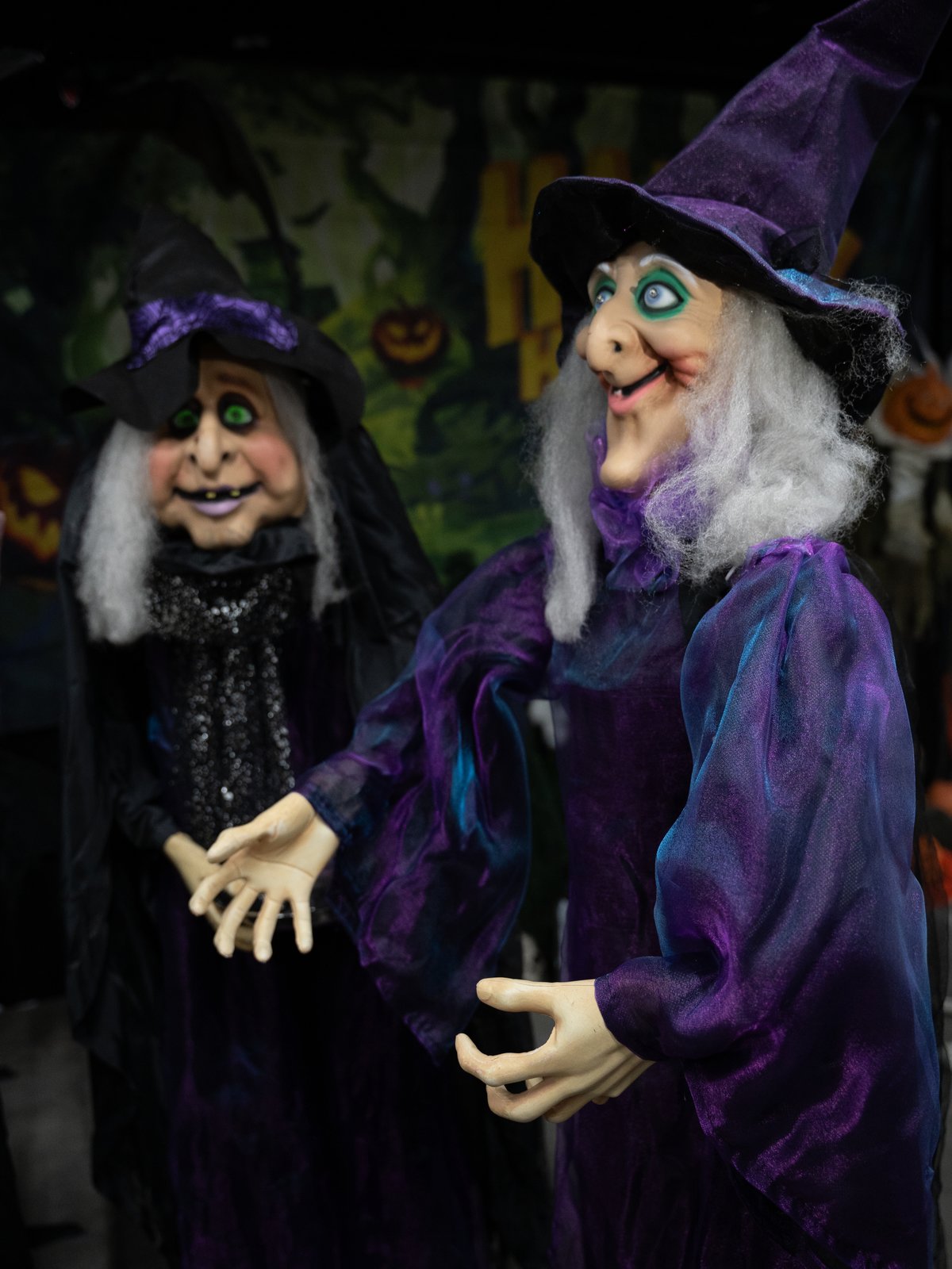 EUROPALMS Halloween Figur Hexe, animiert 175cm EUROPALMS Halloween Figur Hexe, animiert 175cm