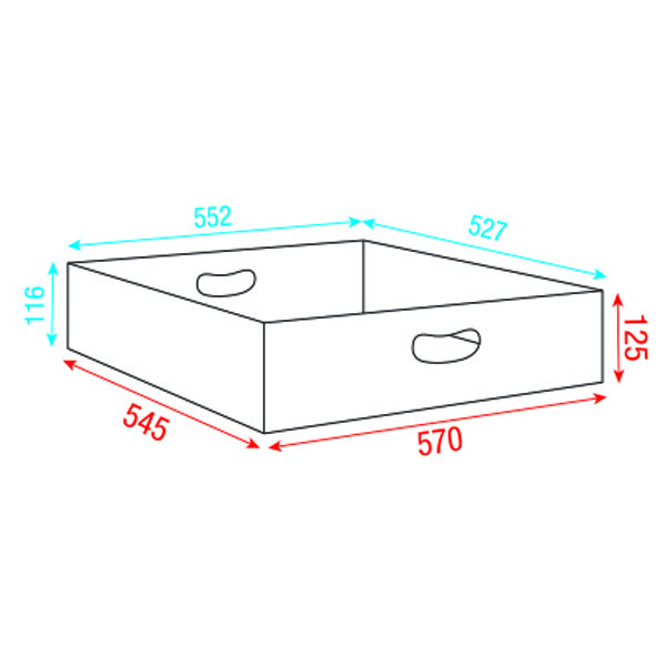 SHOWGEAR Top-insert for Multiflex Case 80/120 57 cm, Premium Line SHOWGEAR Top-insert for Multiflex Case 80/120 57 cm, Premium Line