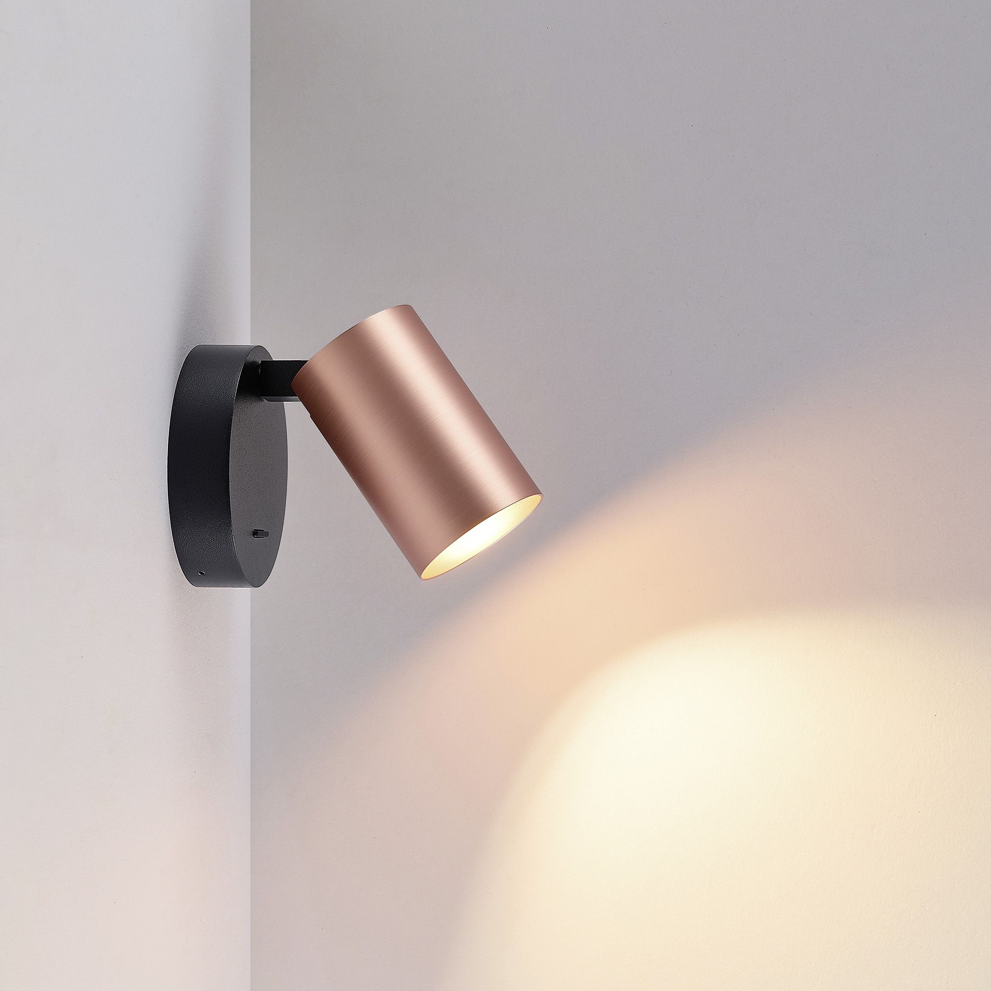 Zylindergehäuse für Can Tisch / Steh / Wandleuchte, Rosé