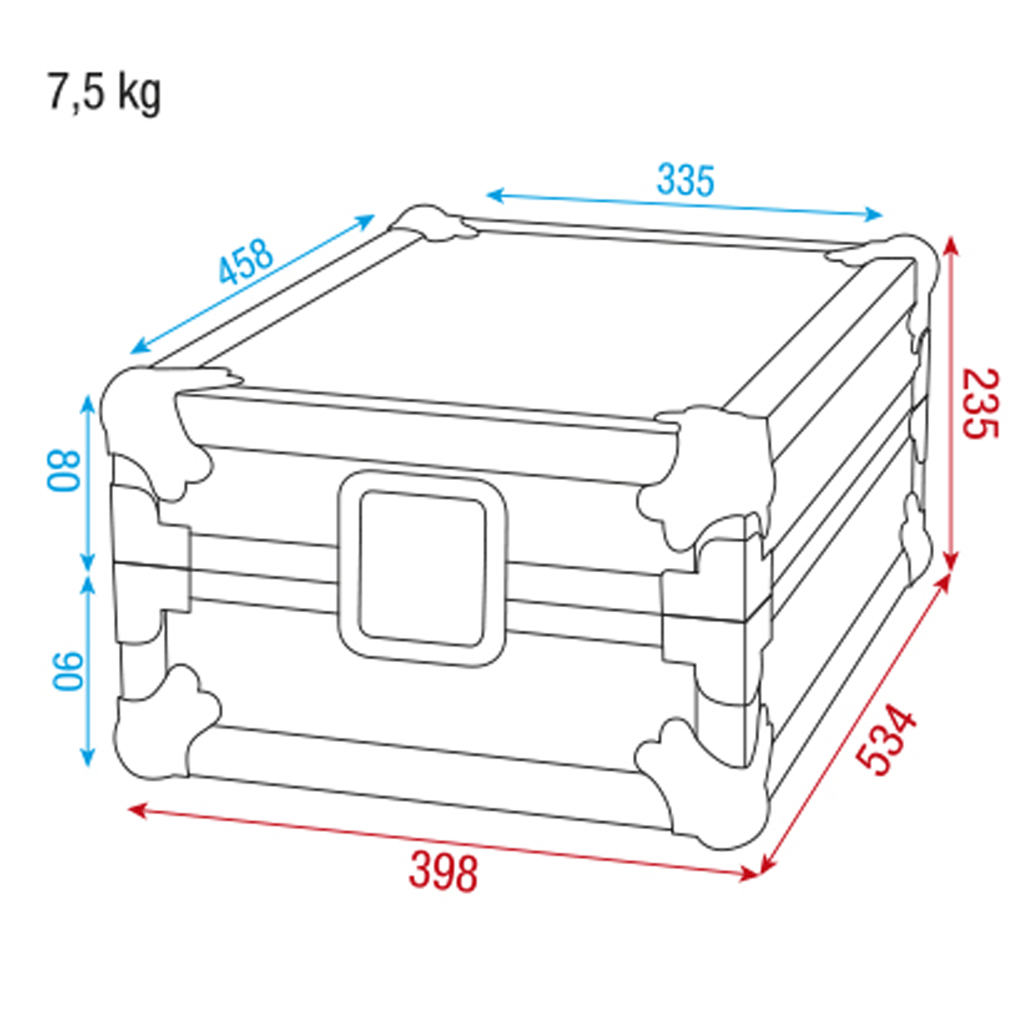 SHOWGEAR Case for Pioneer DJM-mixer Modelle: 600/700/800 SHOWGEAR Case for Pioneer DJM-mixer Modelle: 600/700/800