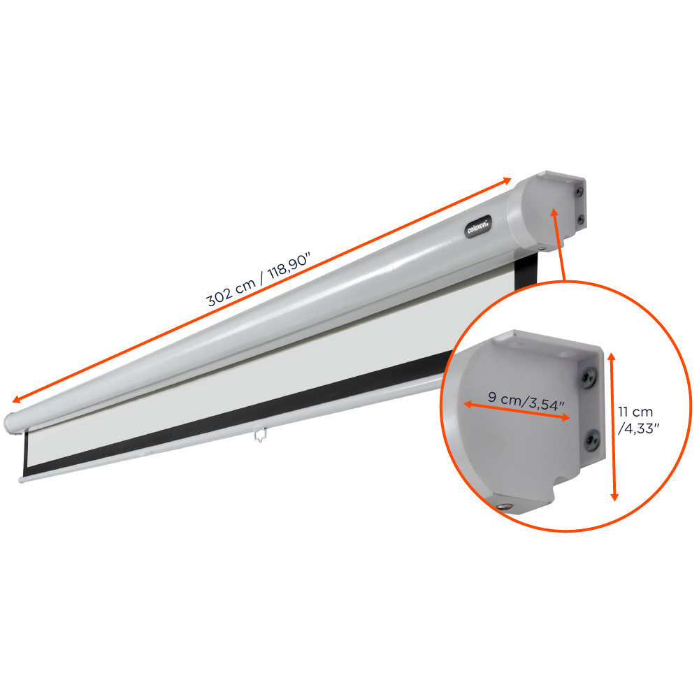 celexon Leinwand Rollo Economy 280 x 280 cm - 156" celexon Leinwand Rollo Economy 280 x 280 cm - 156"