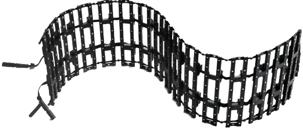 ROE LINX 30 flexibles LED Videosystem 30mm, 55% transparent, IP 65: ROE LINX 30 Gebrauchtes ROE LINX 30 flexibles LED Videosystem 30mm, 55% transparent, IP 65: ROE LINX 30 Gebrauchtes