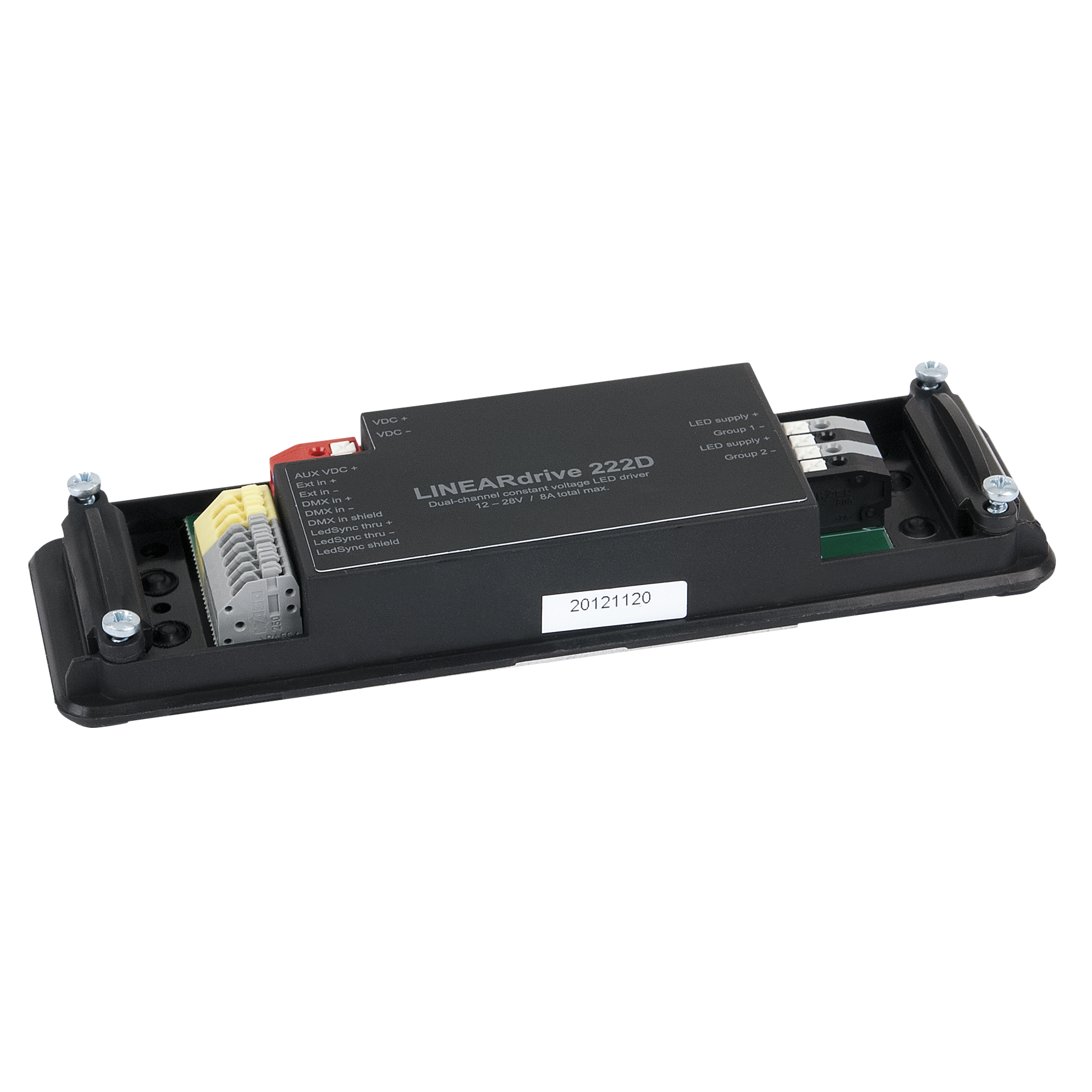 ELDOLED LINEARdrive DC - 200 W Konstantspannung - DMX - 2 Kanäle, 2 Ausgänge - LIN222D1
