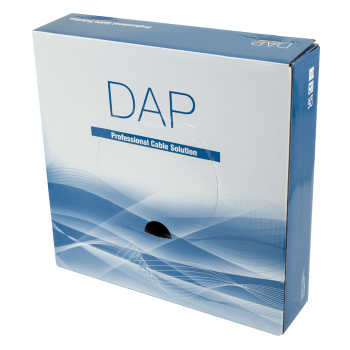 DAP SPC-225-DCA-s2-d0-a3 - CPR Speaker Cable NEN 8012 - 2x 2,5 mm²- 100 m - schwarz